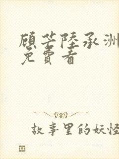 顾芒陆承洲小说免费看