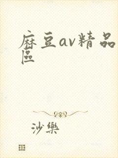 麻豆av精品一区