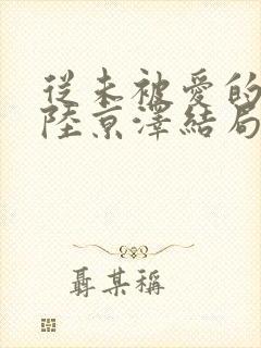 从未被爱的沈念陆京泽结局