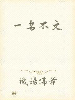 一名不文
