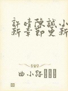 许晴陈诚小说最新章节更新时间