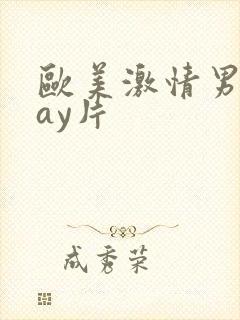 欧美激情男男gay片