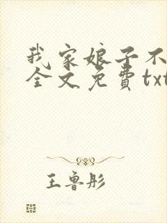 我家娘子不对劲全文免费txt下载