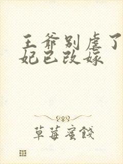 王爷别虐了,王妃已改嫁