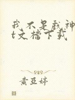 我不是戏神txt文档下载