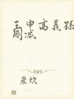 王申高义孙倩未删减