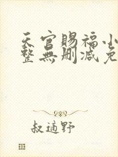 天官赐福小说完整无删减免费阅读