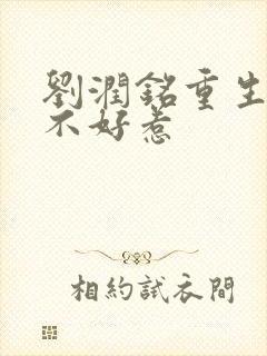 刘润铭重生嫡妃不好惹