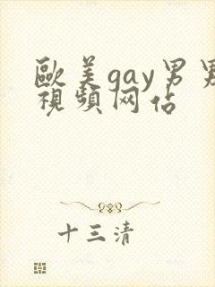 欧美gay男男视频网站