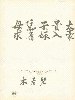 母凭子贵太子爷求着嫁入豪门小说免费阅读封面