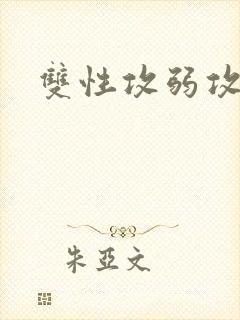 双性攻弱攻高h