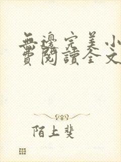 无边完美小说免费阅读全文最新章节封面