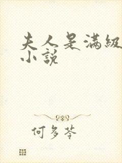 夫人是满级大佬小说
