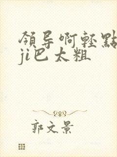 领导啊轻点灬大ji巴太粗
