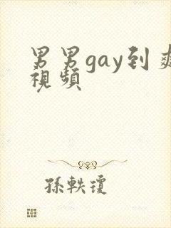 男男gay到爽视频