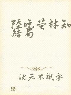 陆晚萤林知珩大结局