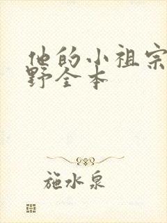 他的小祖宗甜又野全本