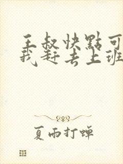王叔快点可以吗我赶去上班