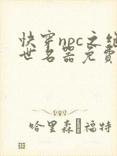 快穿npc之绝世名器免费阅读