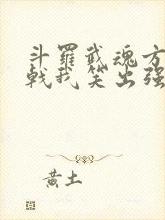 斗罗武魂方天画戟我笑出强大