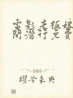 电影老板娘2无间潜行免费在线观看