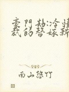 豪门劫:冷情总裁的替嫁新娘封面