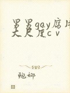 男男gay腐片大尺度cⅴ封面