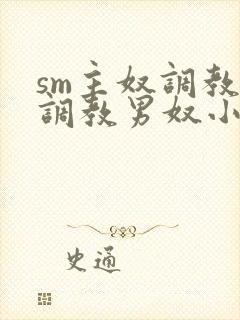 sm主奴调教:调教男奴小说