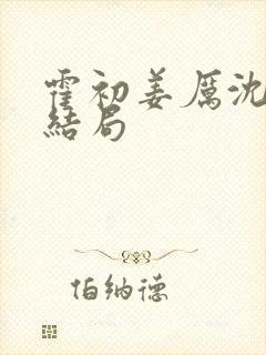 霍初姜厉沈念大结局封面