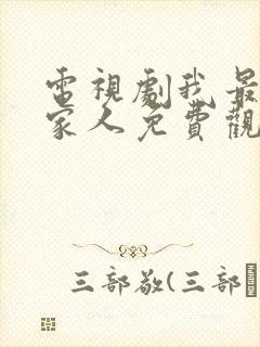 电视剧我最爱的家人免费观看全集封面