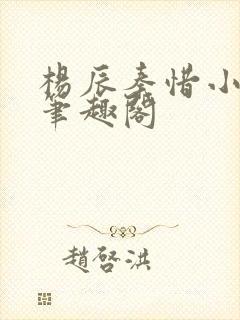 杨辰秦惜小说 笔趣阁