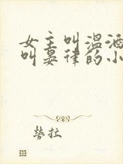 女主叫温酒男主叫晏律的小说