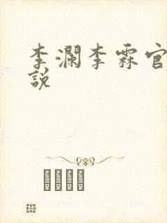 李澜李霖官场小说