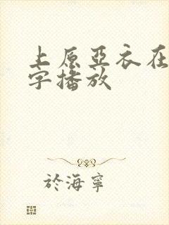 上原亚衣在线中字播放