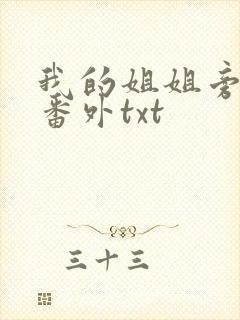 我的姐姐旁观者番外txt