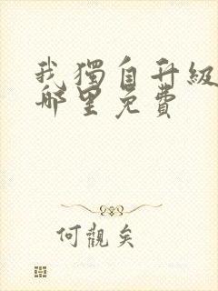我独自升级漫画哪里免费封面