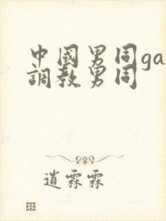 中国男同gay调教男同