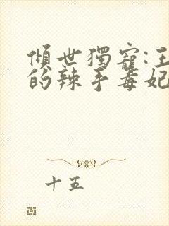 倾世独宠:王爷的辣手毒妃