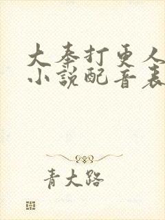 大奉打更人有声小说配音表封面