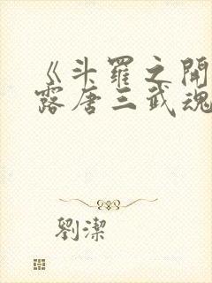 《斗罗之开局揭露唐三武魂》