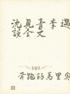 沈见青李遇泽小说全文