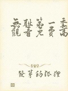 无耻第一季全集观看免费高清封面