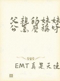 父亲的妹妹的老公怎么称呼