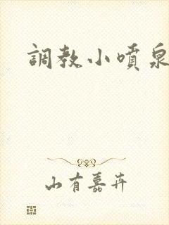 调教小喷泉封面
