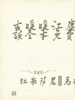 古暖暖江尘御小说全本免费阅读无弹窗