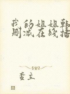 我的姐姐韩国无删减在线播放封面