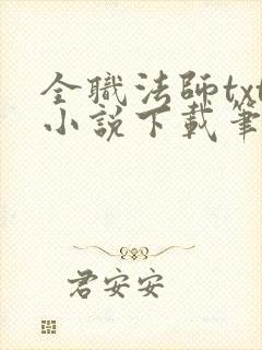 全职法师txt小说下载笔趣阁