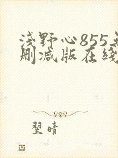 浅野心855无删减版在线播放下载