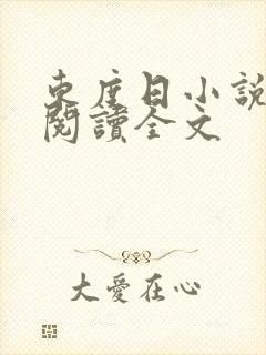 东度日小说免费阅读全文
