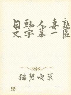 日韩人妻熟女中文字幕一区二区